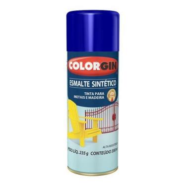 Imagem de Spray Esmalte Sintético Azul Colonial (738) - Colorgin