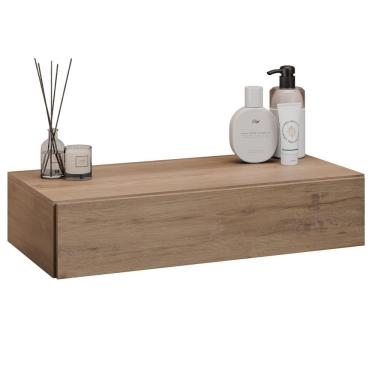 Imagem de Penteadeira Suspensa Zoe Bp 1 Gaveta 60 Cm Eratto Moveis - Freijo