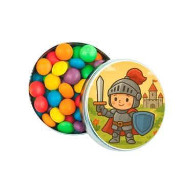 Imagem de Latinha Lembrancinha Personalizada Cavaleiro Medieval