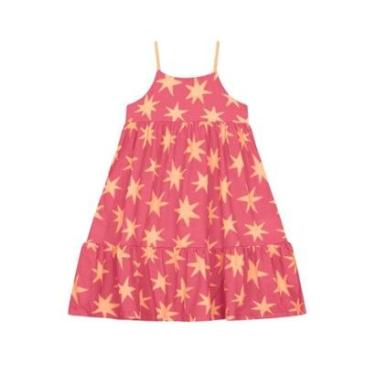Imagem de Vestido infantil menina de estrelinhas Brandili-Feminino