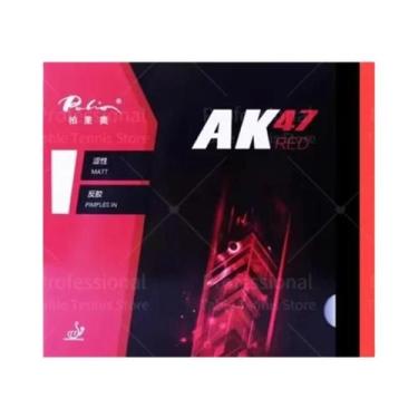 Imagem de Borracha De Tênis De Mesa PALIO AK47 Vermelha, Azul E Amarela Para Ata