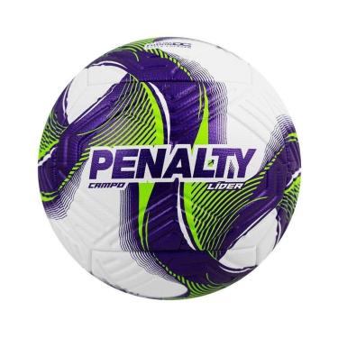 Imagem de BOLA FUTEBOL DE CAMPO PENALTY LÍDER XXV - BCO/VDE UN-Unissex