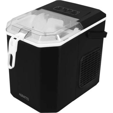 Imagem de Máquina De Gelo 12kg MG-02 100W Preta Agratto 220V