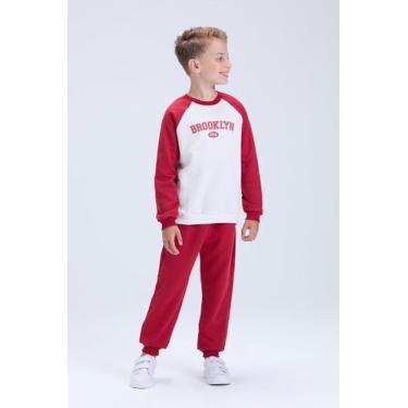 Imagem de Conjunto Infantil Masculino Inverno Moletom Brooklyn - Vida Costeira O