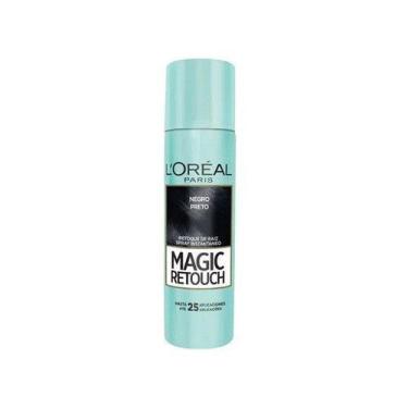 Imagem de L'Oréal Paris Magic Retouch Preto - Corretivo de Raiz 75ml, Preto
