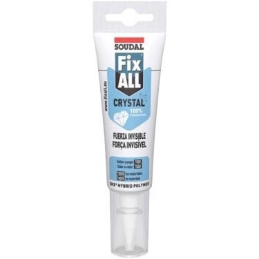 Imagem de Bisnaga Fix All Crystal Fixa Tudo Transparente 125ml - 132218 - SOUDAL BRASIL