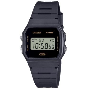 Imagem de Relógio CASIO feminino digital bio preto F-91WB-8ADF
