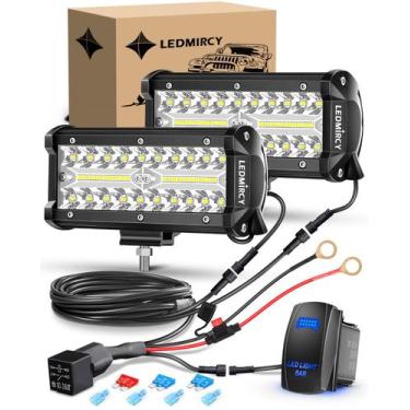 Imagem de Kit de barra de luz LED LEDMIRCY de 7 polegadas com fiação de interrup