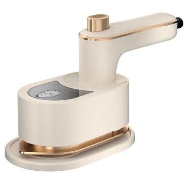 Imagem de Ferro de Passar de Viagem OEM Compacto Branco com Seletor de Temperatu