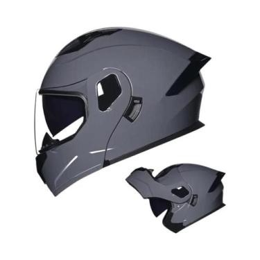 Imagem de ORZ-103 NOVA motocicleta modular flip capacete material ABS lente dupl