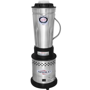 Imagem de Liquidificador Economy Alta Rotação 2 Litros Inox Spl022eco Spolu 220V