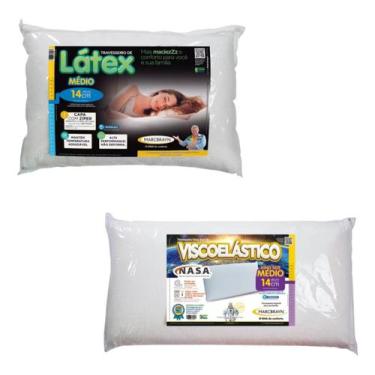 Imagem de Travesseiros MarcBryan Nasa - Látex - Capa com Zíper - MarcBrayn