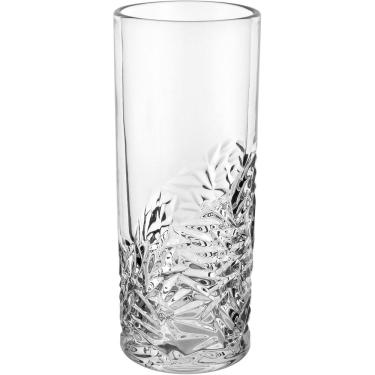Imagem de VASO DECORATIVO ENFEITE PLANTA REDONDO VIDRO 30x11x11cm TRANSPARENTE
