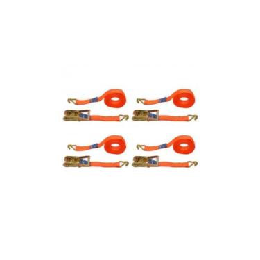 Imagem de Kit com 4 Cinta de Amarração Com Catraca - 9 Metros Para 3 Toneladas C