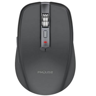 Imagem de Mouse Bluetooth Sem Fio Para Macbook Air Pro M1 M2 M3 - FMOUSE, Preto