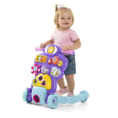 Imagem de Andador Bebê Piloto Rosa Infantil Calesita - Tateti