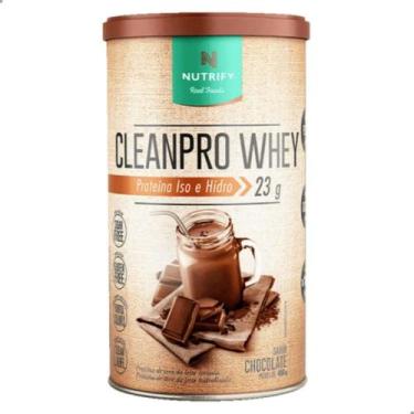 Imagem de Clean Pro Whey ISO e Hidro 450g Nutrify, Chocolate