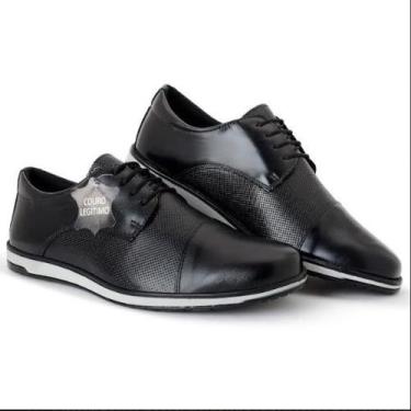 Imagem de Sapato social oxford bico redondo preto - MILANI, 44