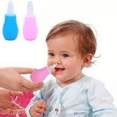 Imagem de Aspirador Nasal de Sucção Infantil Para Limpeza Nasal Bebê Desde o Nas