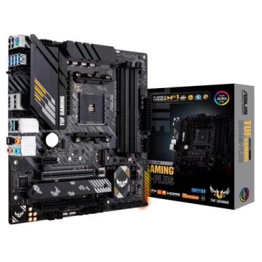 Imagem de Placa Mãe Asus Tuf Gaming B550m-plus Am4 Ddr4 Matx M.2 90mb14a0-c1bay0