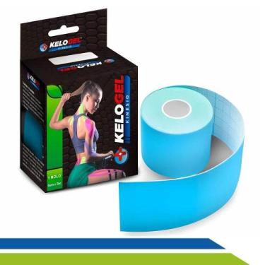 Imagem de Kinesio Tape Fita Bandagem Elástica Funcional Sport Adesiva 5cmx5m Pós