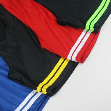 Imagem de Shorts Kanxa Esportivo Sem Bolsa 6037, M, Vermelho, Branco
