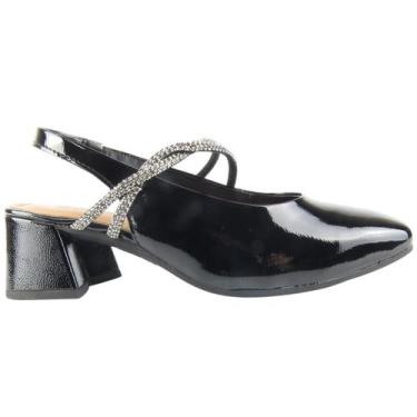 Imagem de SCARPIN DAKOTA D0084 Cor:PRETOTAMANHO:35, Preto, 35
