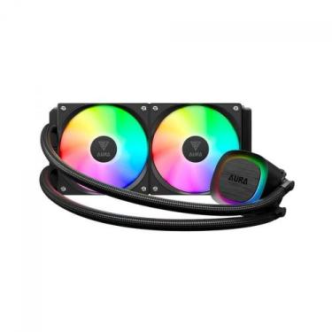 Imagem de Water Cooler Gamdias Aura Gl240 V2 Argb 240Mm Intel-Amd Preto