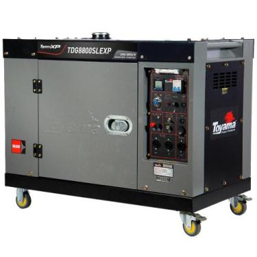 Imagem de Gerador Energia Diesel 7.5 KVA 220V TDG8800SLE3DXP TOYAMA