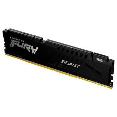 Imagem de Memória RAM Fury Beast DDR5 16GB 5600MHz CL40 1.1V KF556C40BB-16 Preto Kingston