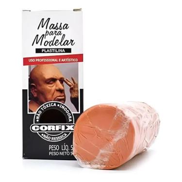 Imagem de Plastilina CERÃMICA 500g Uso Profissional CORFIX - 605107316