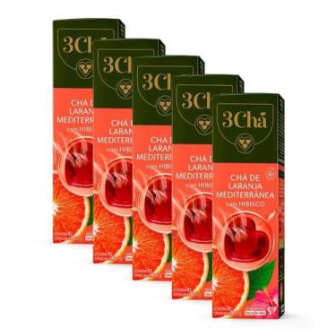 Imagem de 50 Cápsulas 3 Corações, Chá Laranja Mediterrânea com Hibisco - Três, L