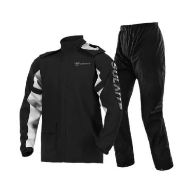 Imagem de Conjunto De Capa De Chuva Para Motociclistas, Jaqueta E Calças Para Pr