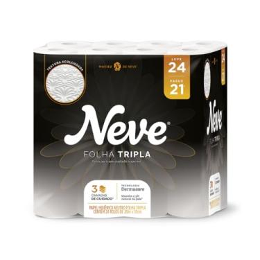 Imagem de Neve Papel Higiênico Supreme Folha Tripla, 20m, Leve 24 Pague 21 Rolos