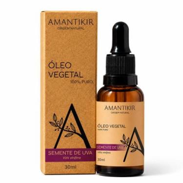 Imagem de Óleo Vegetal Semente de Uva 100% Puro 30ml - Amantikir