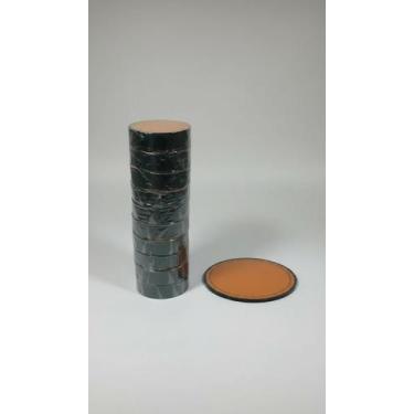 Imagem de Kit 10 Fitas Isolantes 18mm x 10m Pretas - Congratulations Store