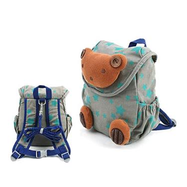 Imagem de Mochila Infantil Coleira Guia IBMKIDS (Cinza)