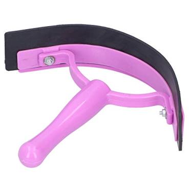 Imagem de Zerodis Ferramenta Deshedding e escova de tosa para animais de estimação, raspador de suor, portátil, de borracha macia, ferramenta de cuidados para equitação de animais grandes, cavalos e gado