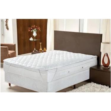 Imagem de Capa Protetora Colchão Cama Box Casal King Size Impermeável 1,93 X 2,0