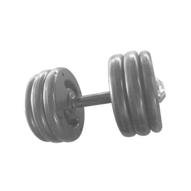 Imagem de Dumbbell Injetado Pegada Emborrachada Academia Fitness 16kg
