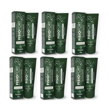Imagem de Kit 6 Pomada Massageadora Fisiofort Bio Instinto