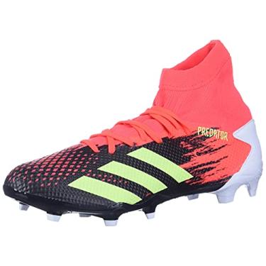 Imagem de adidas Predator 20.3 Firm Ground Tênis de futebol masculino, Preto, vermelho, 11.5 Big Kid
