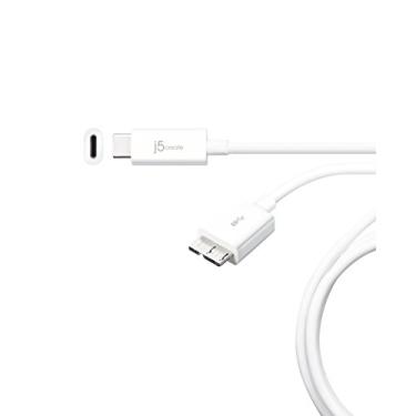 Imagem de Cabo USB 3.1 Tipo-C para Micro-B da j5create | 90 cm) Branco