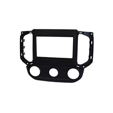 Imagem de Moldura Fiamon 2Din chinês e japonês GM S10 16 > Ar analógico - Black Piano