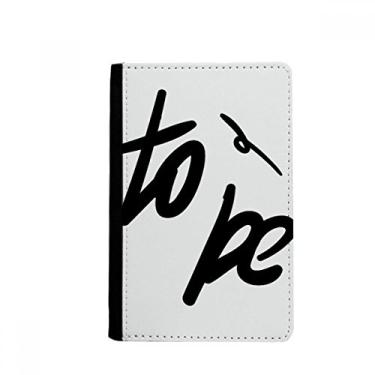 Imagem de Para ser engraçado citação manuscrita estilo porta-passaporte notecase burse carteira capa porta-cartão, Multicolor