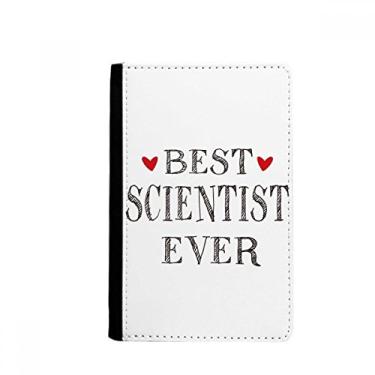 Imagem de Best scientist ever Quote Profession Passport Holder Notecase Burse Wallet Cover Card Purse, Multicolor