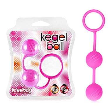 Imagem de lovetoy Bolas De Pompoar De Silicone Com Duas Esferas - Kegel Ball Lovetoy Lovetoy Rosa