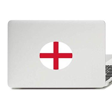 Imagem de Adesivo de notebook com emblema da bandeira nacional da Inglaterra com a bandeira europeia