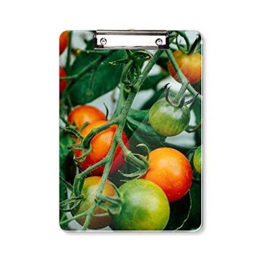 Imagem de Quadro de prancheta com imagem de árvore de frutas frescas e temperadas A4