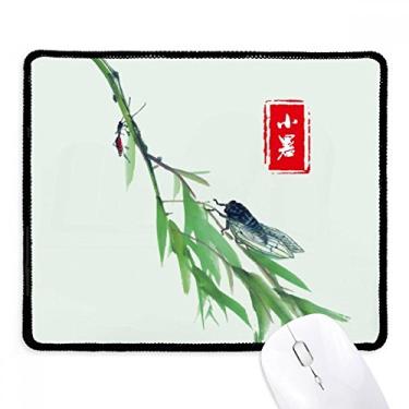 Imagem de Mousepad Circlar leve Heat Twenty Four Solar Term Tapete de borracha para jogos